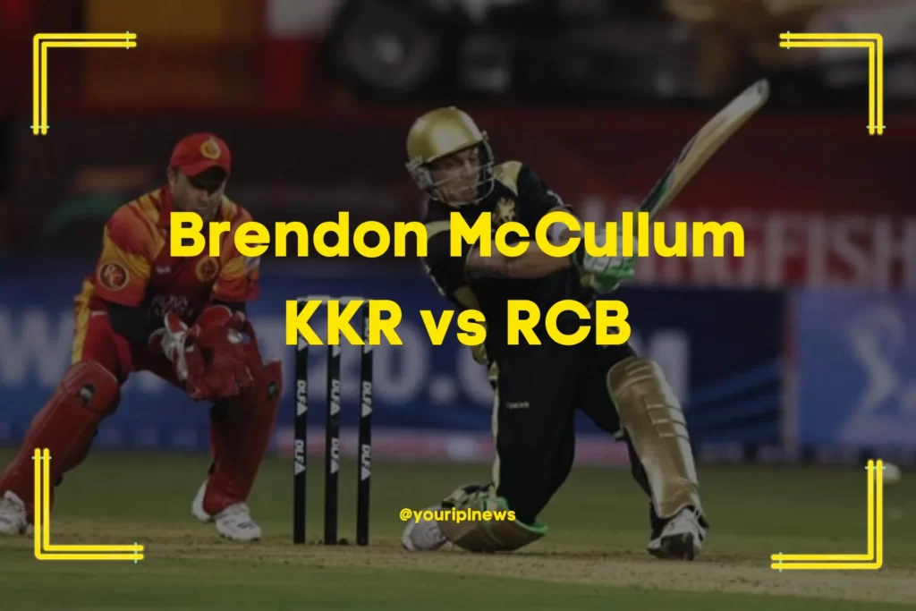 Brendon McCullum - KKR vs RCB