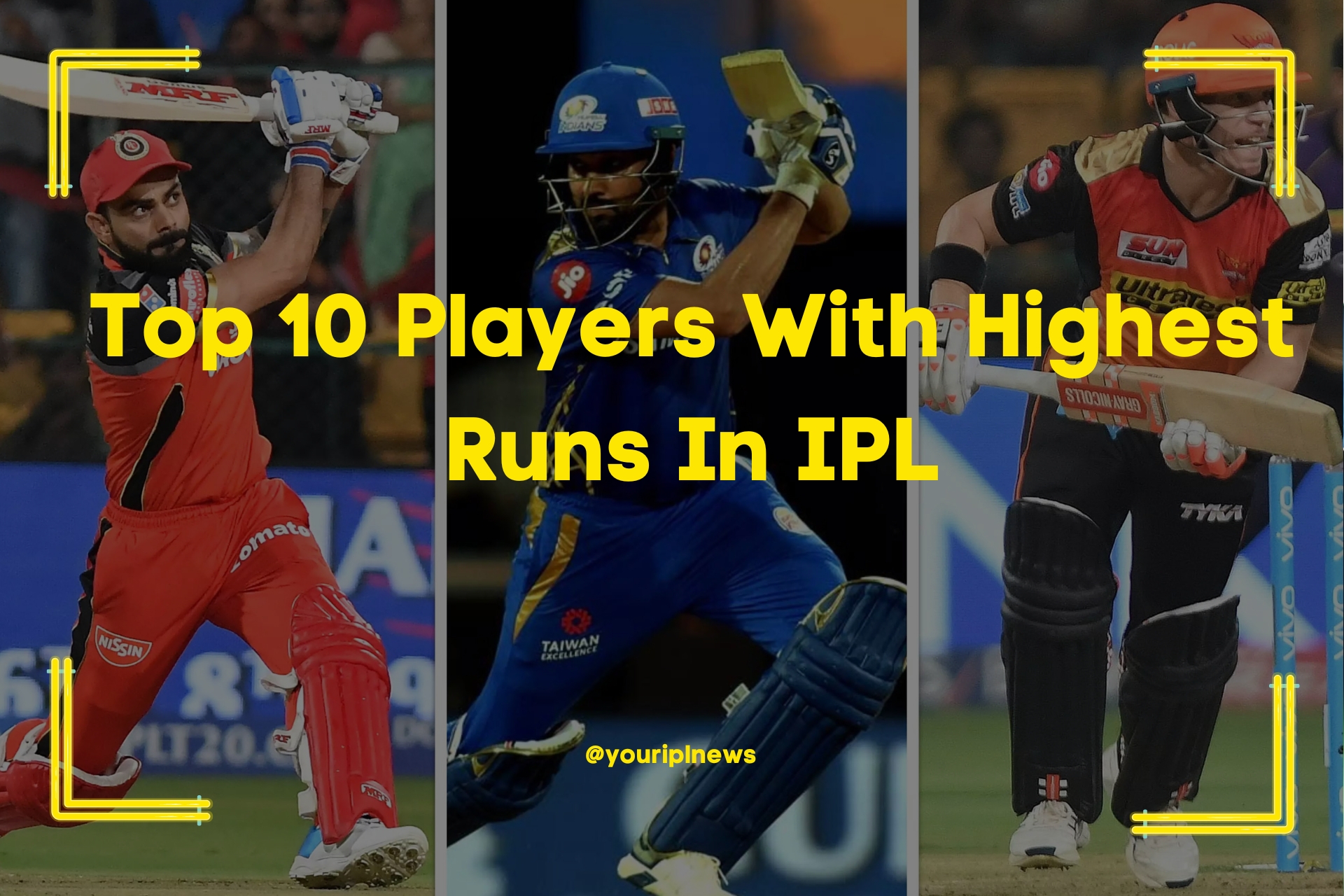 Top 10 Players With Highest Runs In IPL History (UPDATED) 2023