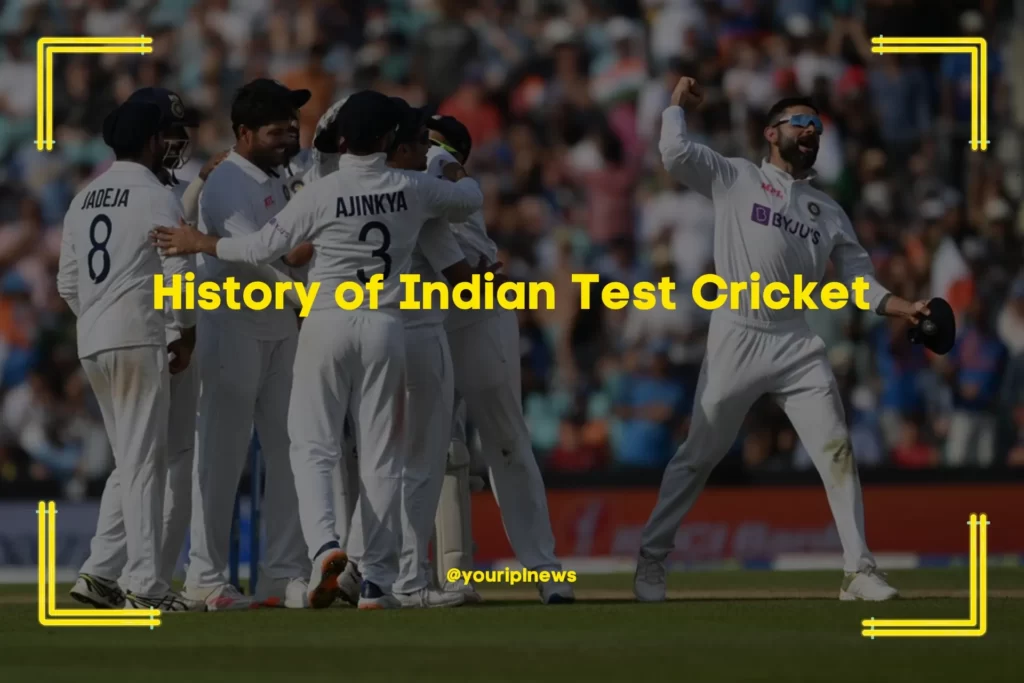 History of Indian Test Cricket