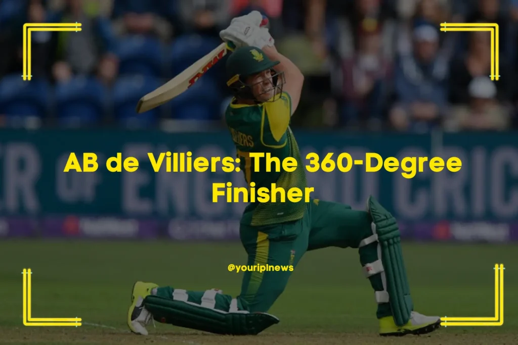 AB de Villiers The 360-Degree Finisher