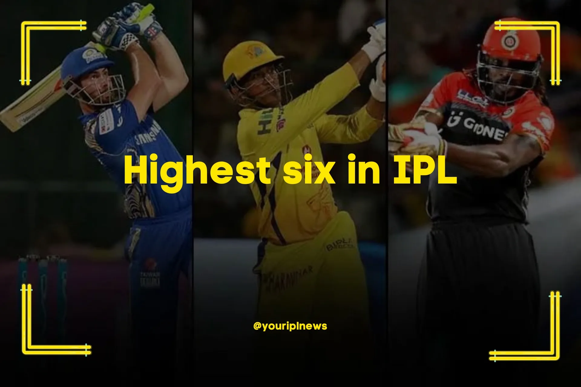 Highest six in IPL
