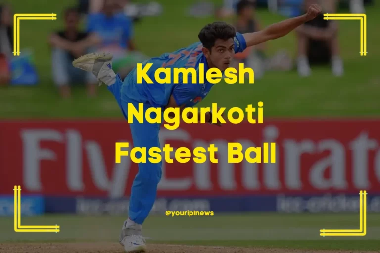 Kamlesh Nagarkoti Fastest Ball
