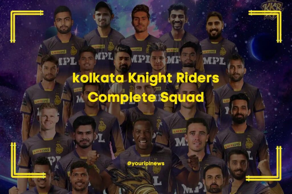 Knight Riders Racing Team Kolkata Knight Riders (KKR) Team | Complete Squad 2026