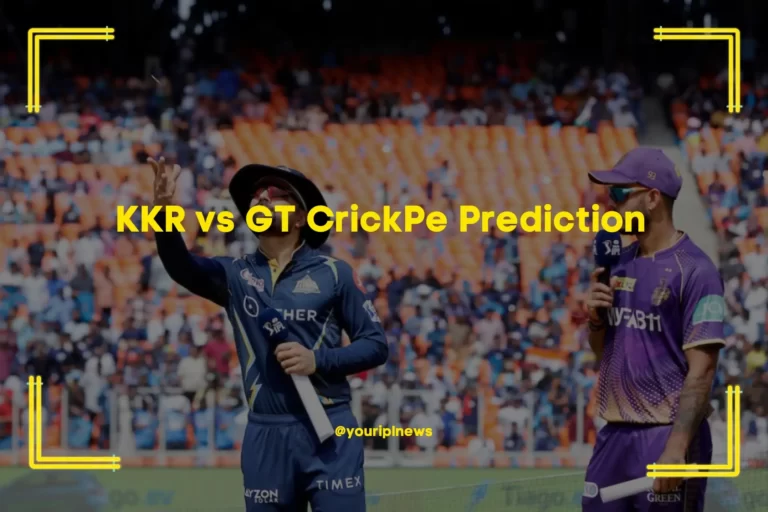 KKR vs GT CrickPe Prediction Pitch Report, Player Performance & Match 39
