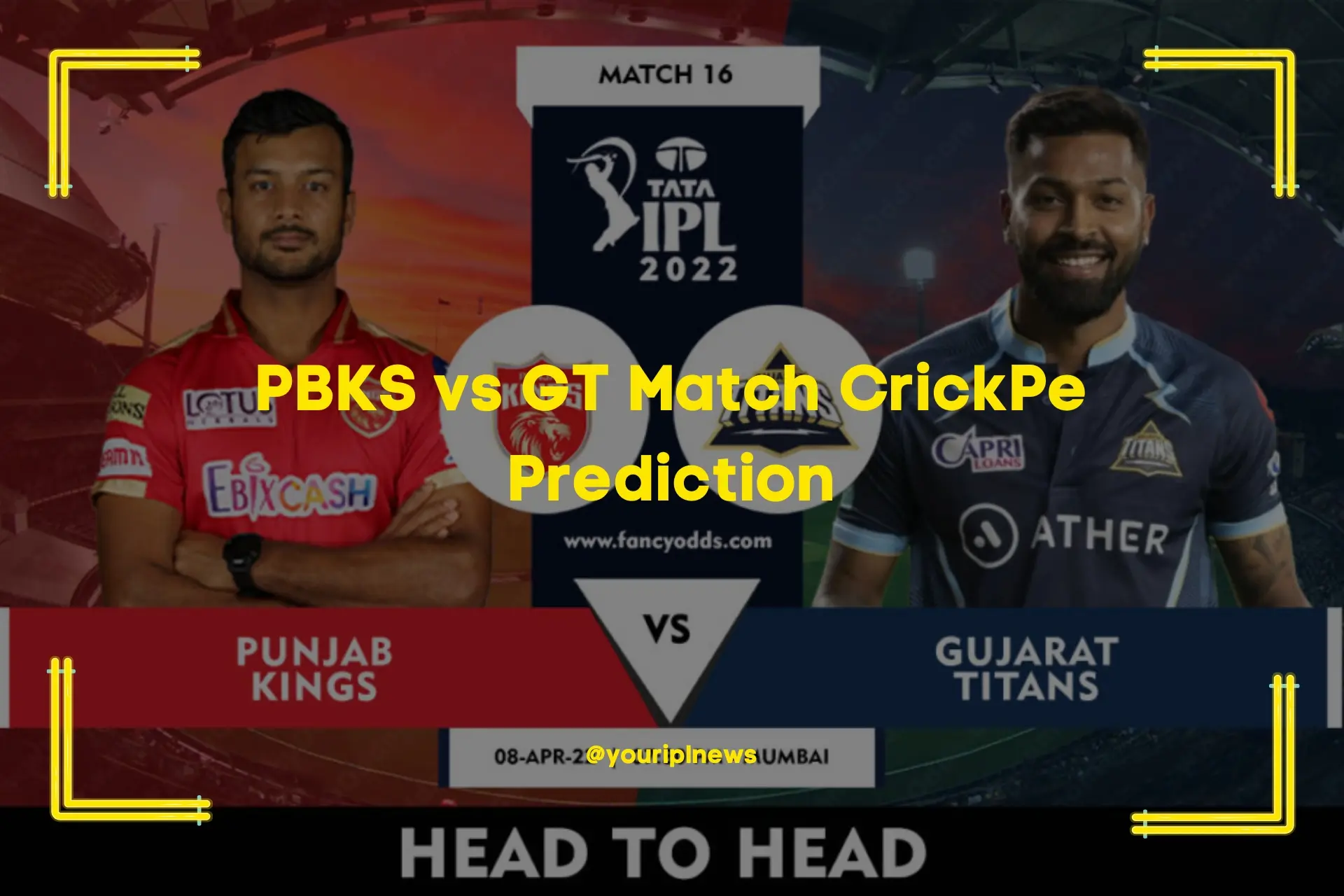PBKS vs GT Match CrickPe Prediction