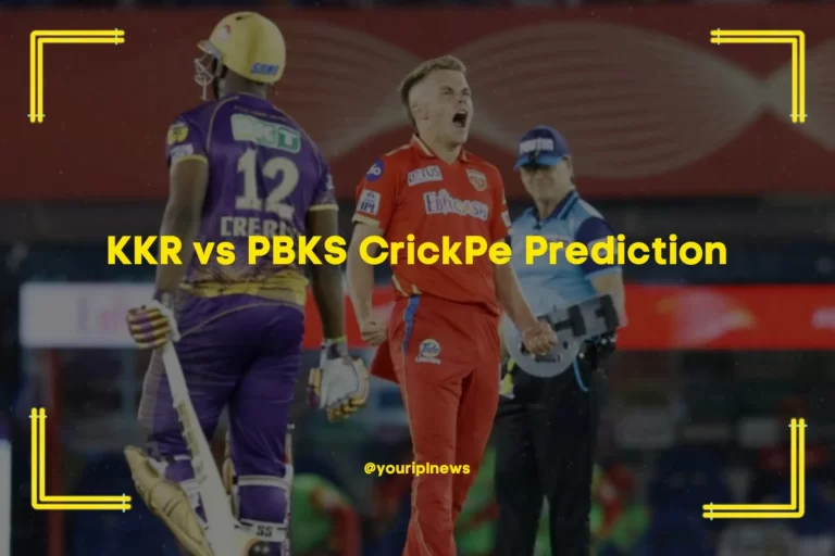 KKR vs PBKS CrickPe Prediction | Pitch Report | Match Details