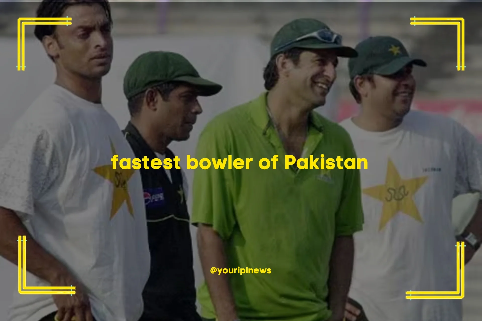 fastest bowler of Pakistan