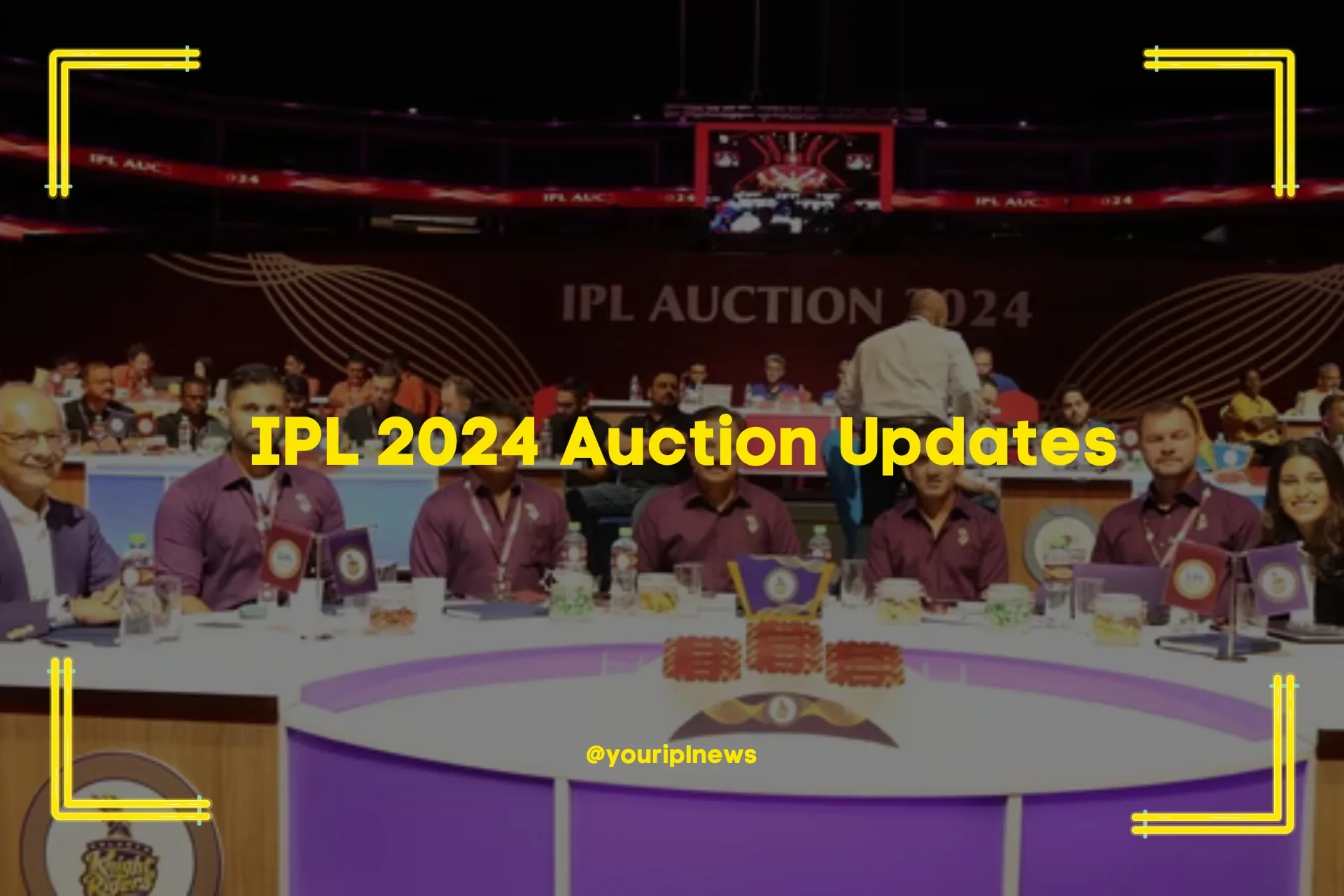 IPL 2024 Auction Updates