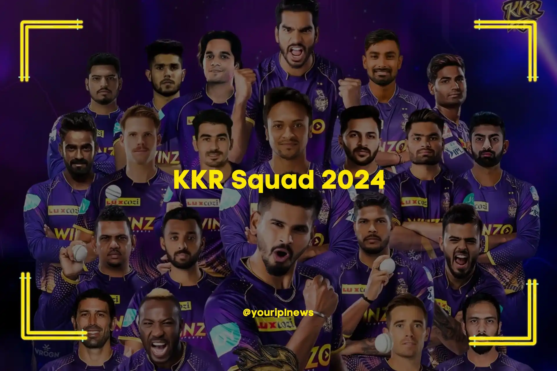 KKR Squad 2024