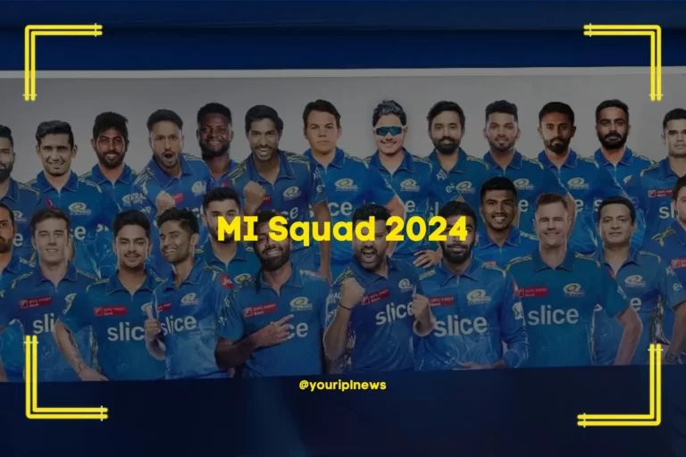 MI Squad 2024: Complete list of MI players