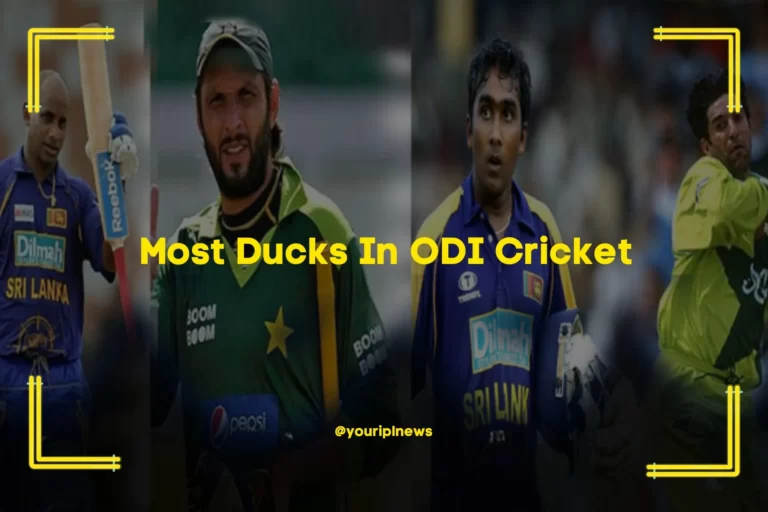 Most Ducks in ODI Cricket – Sanath Jayasuriya