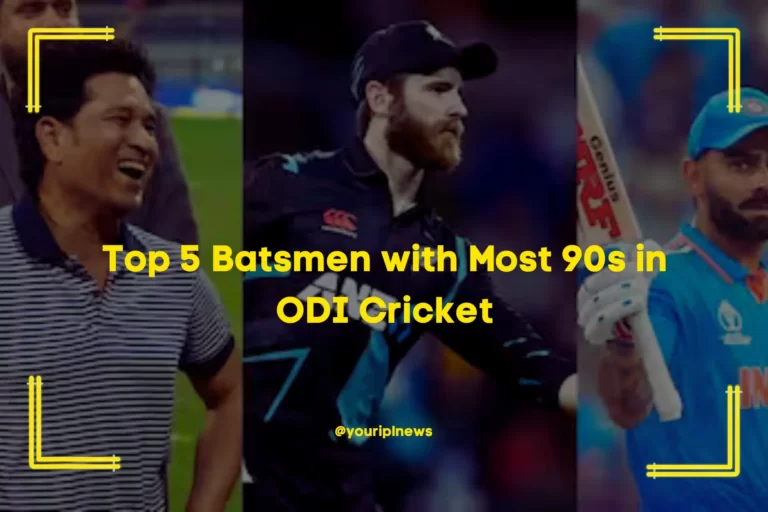 Top 5 Batsmen with Most 90s in ODI Cricket – Sachin Tendulkar