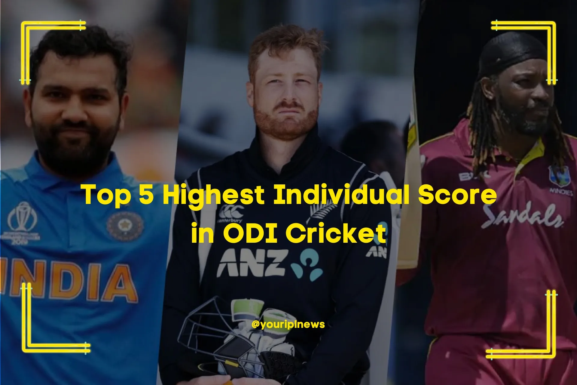 Top 5 Highest Individual Score in ODI Cricket