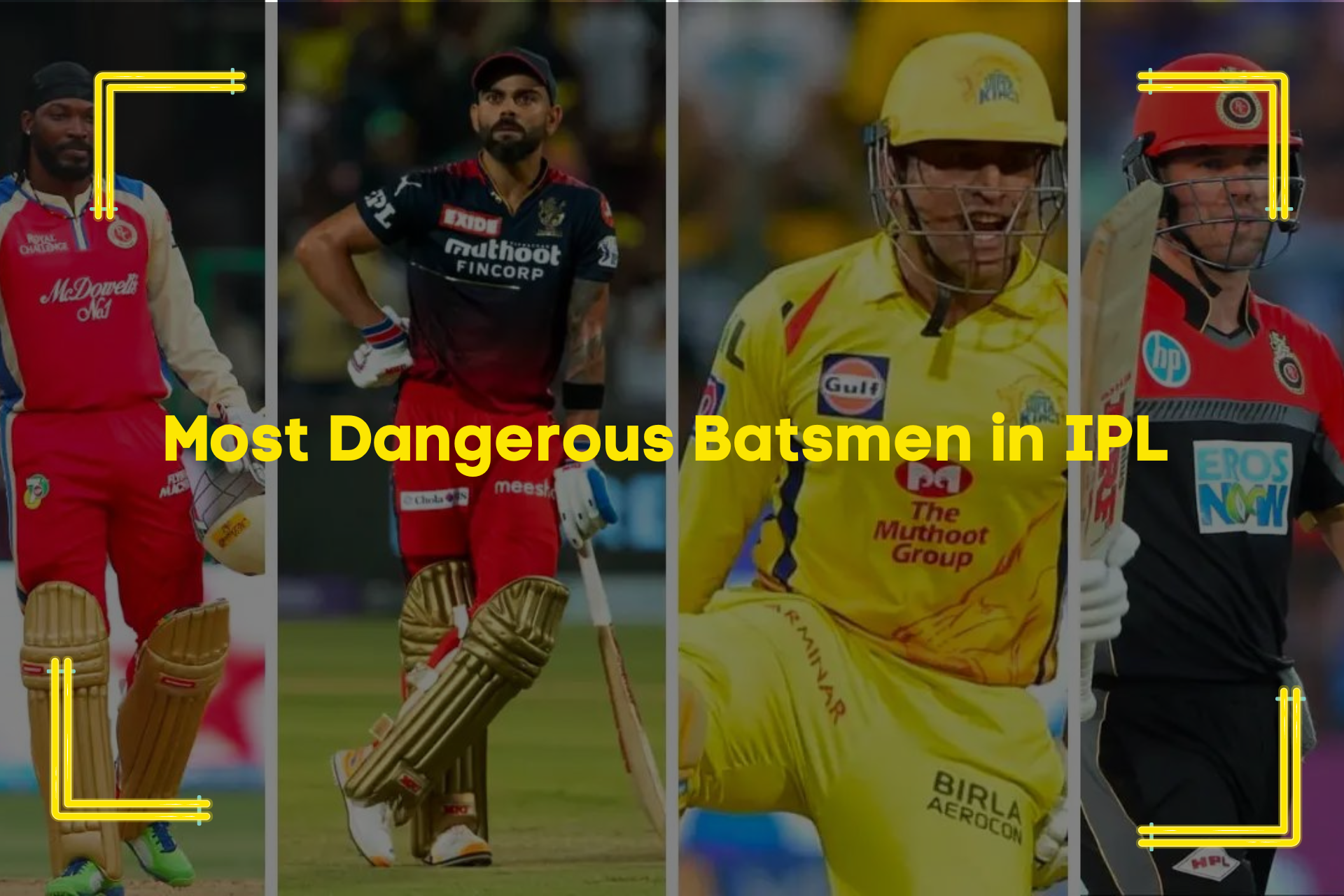Most Dangerous Batsmen in IPL