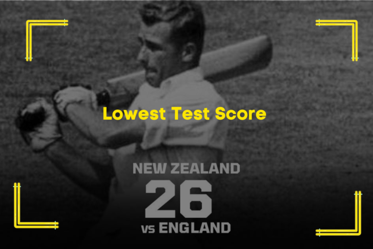 Lowest Test Score | New Zealand’s 26 against England