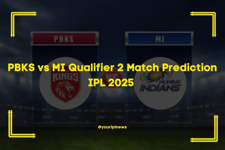PBKS vs MI Qualifier 2 Match Prediction IPL 2025