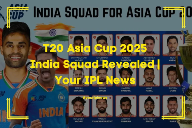 T20 Asia Cup 2025: Here’s the Final Squad of Team India