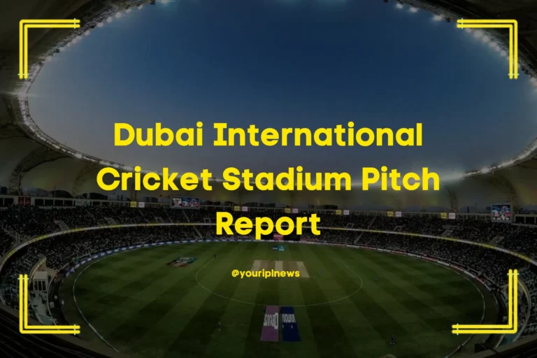 Dubai International Cricket Stadium Pitch Report