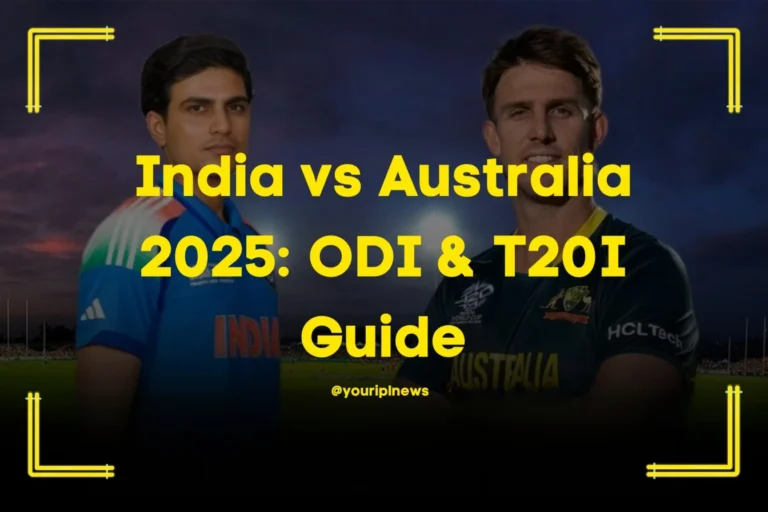 India vs Australia 2025: The Complete Guide to ODI and T20I Series