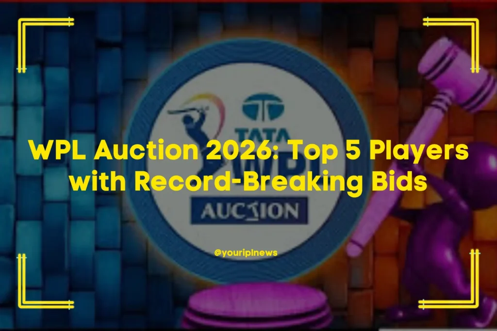 WPL Auction 2026 Top 5 Players with Record-Breaking Bids