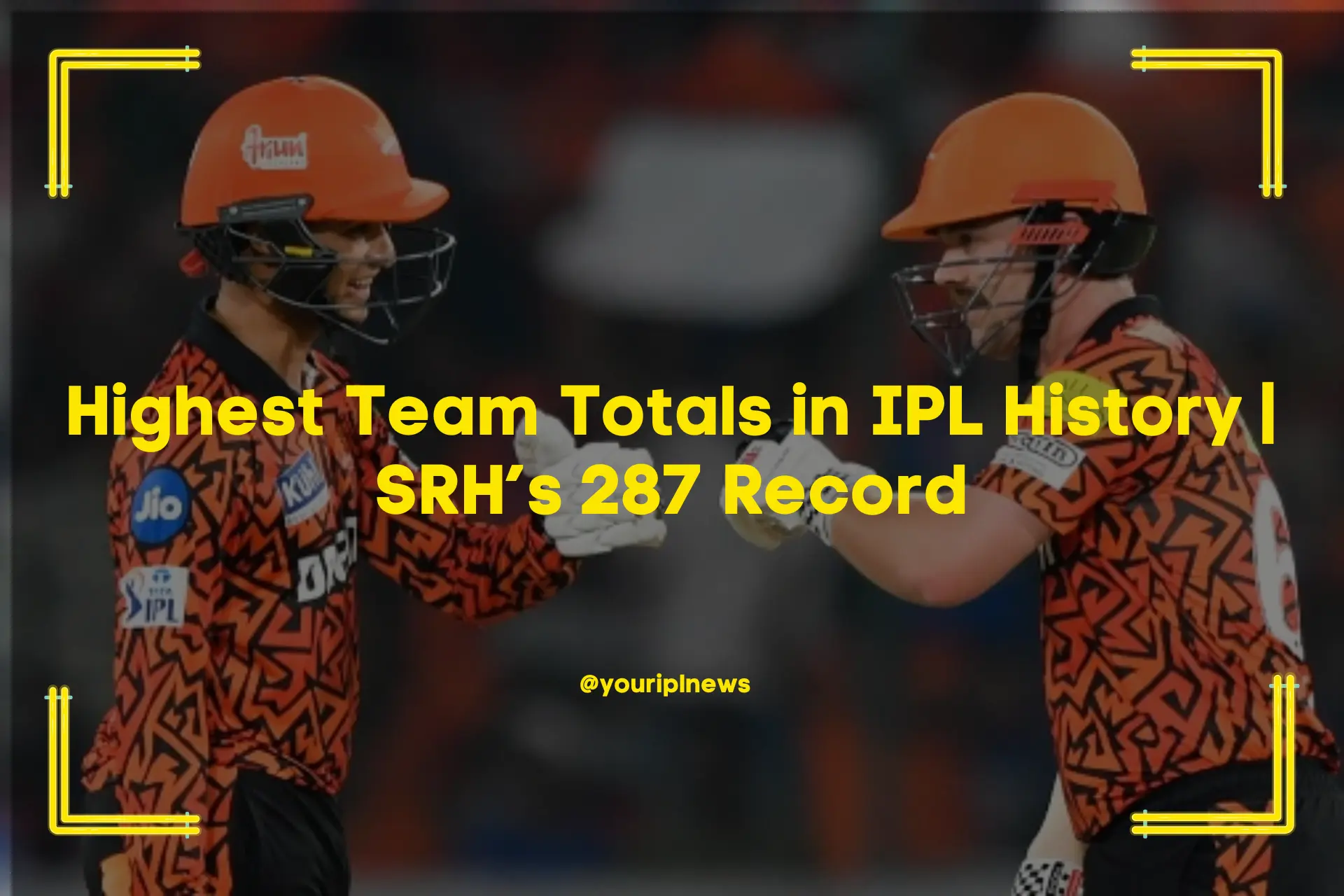 Highest Team Totals in IPL History