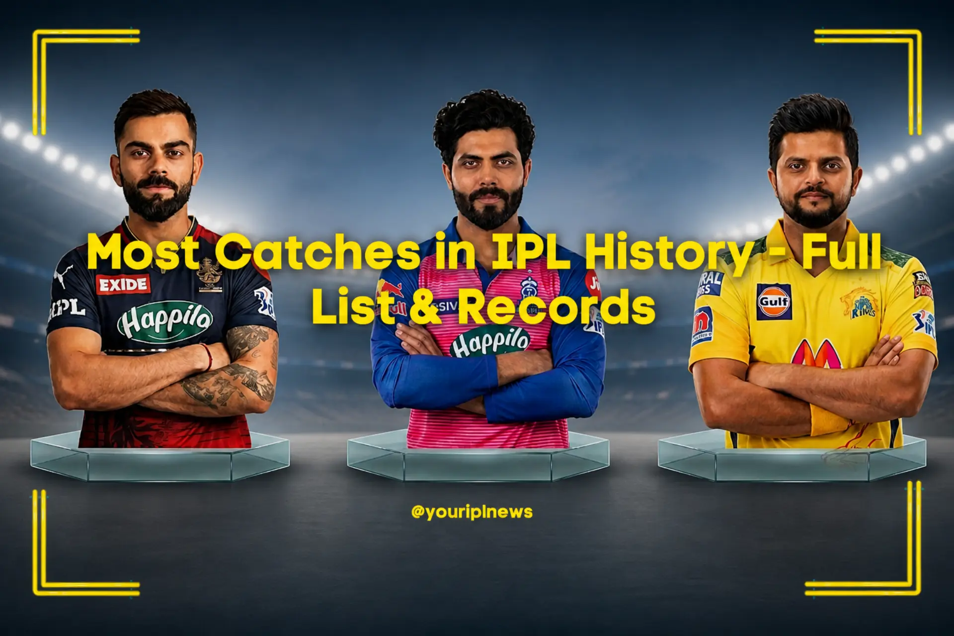 Most Catches in IPL History